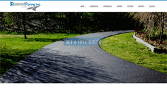 Desktop Screenshot of diamondspavinginc.com